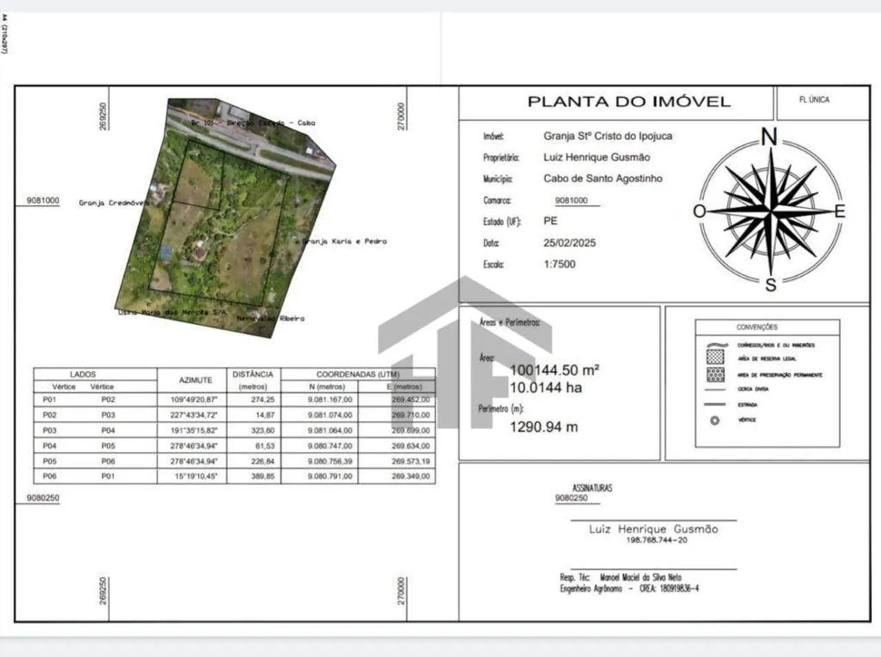 Terreno de 16.300m² à venda, localizado na BR 101, Cabo de Santo Agostinho - Pernambuco. - Foto 6