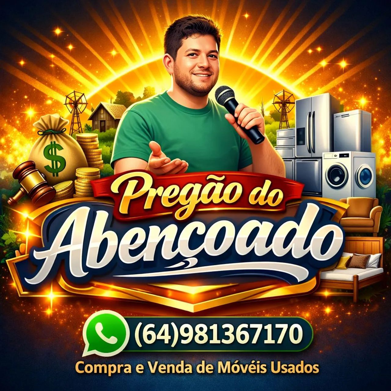 Pregão do abençoado compramos e vendemos móveis usados - Foto 2
