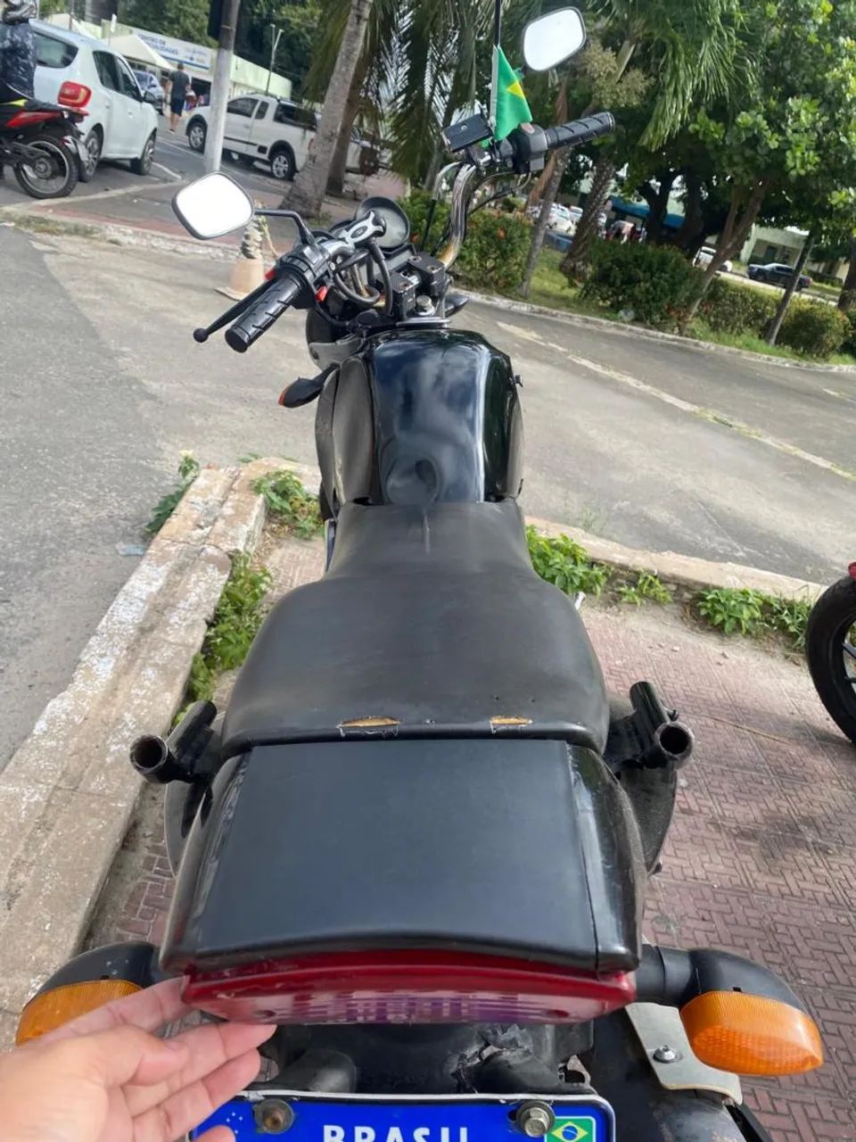 Vendo ou troco moto Factor 2009 125cc - Foto 4