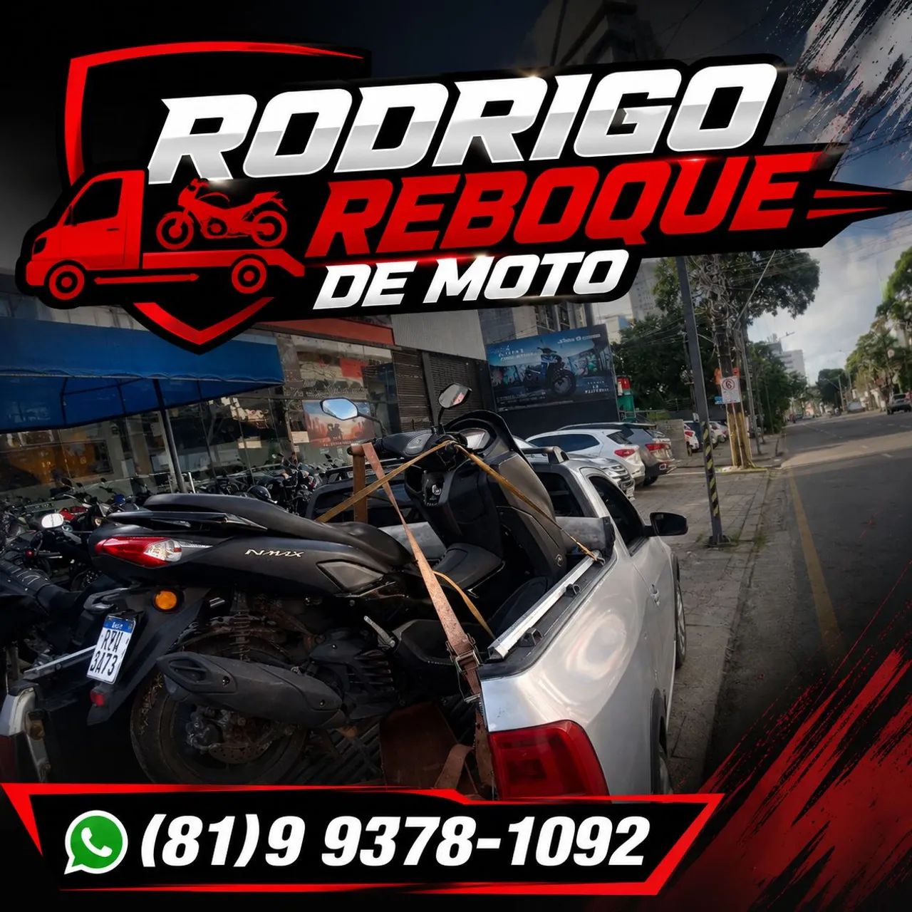 Reboque de moto 