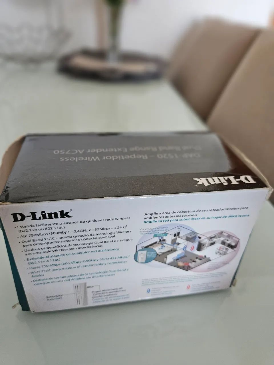Repetidor de sinal wi-fi Dlink AC750 - Foto 2