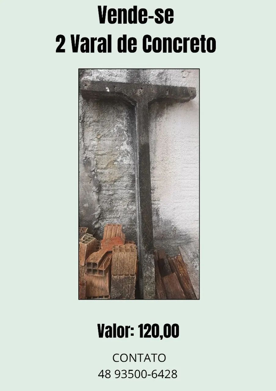 VARAL DE CONCRETO (2 UNIDADES)