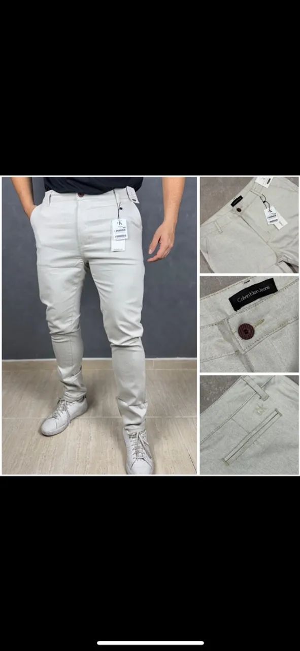 Calça sarja com elastano  - Foto 3
