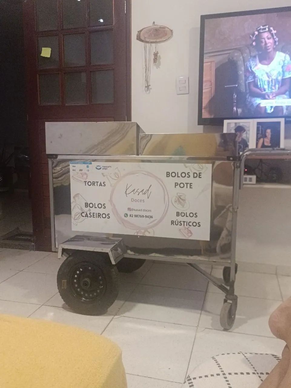 Carrinho de venda ambulante