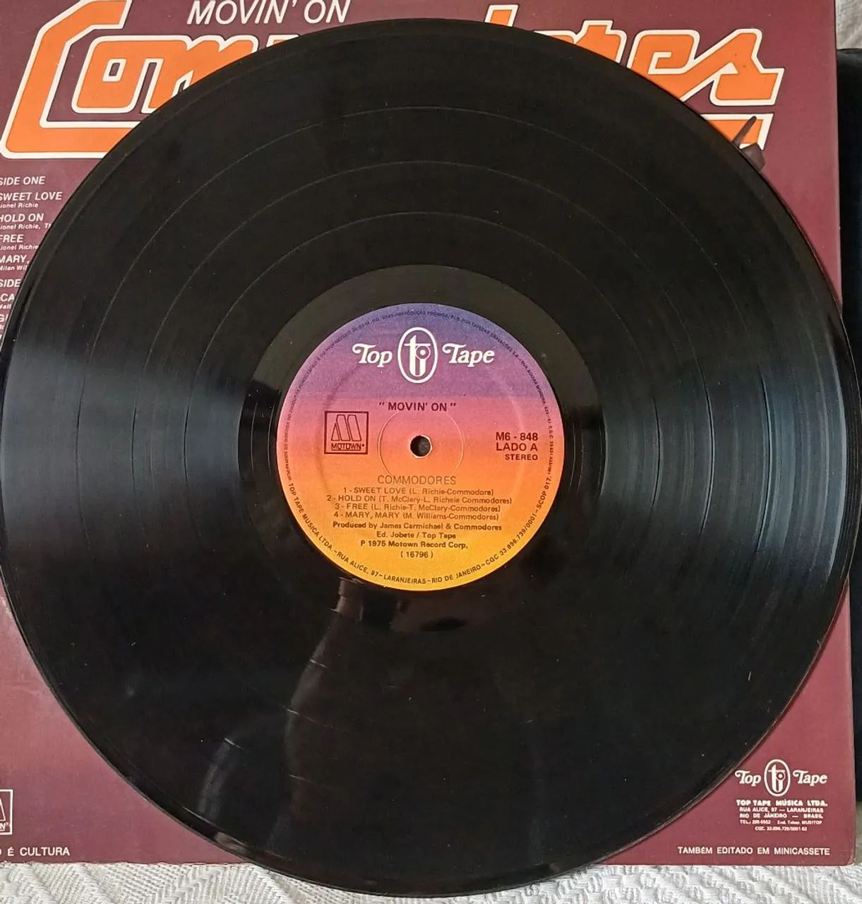 Lp / Vinil: Commodores "Movin' on" - Foto 3