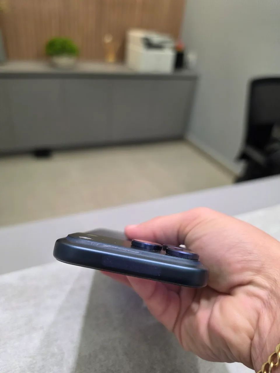 IPhone 17 pro Max azul novissimo