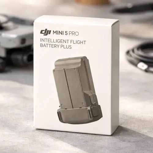 Kit 2 Baterias Plus + Carregador Triplo Para Drone Dji Mini 5 Pro  - Foto 2
