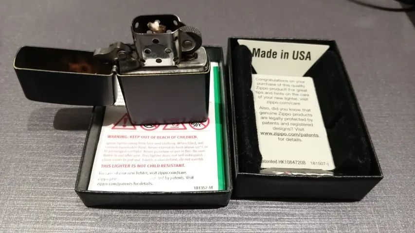 Isqueiro Zippo Azul - Foto 2
