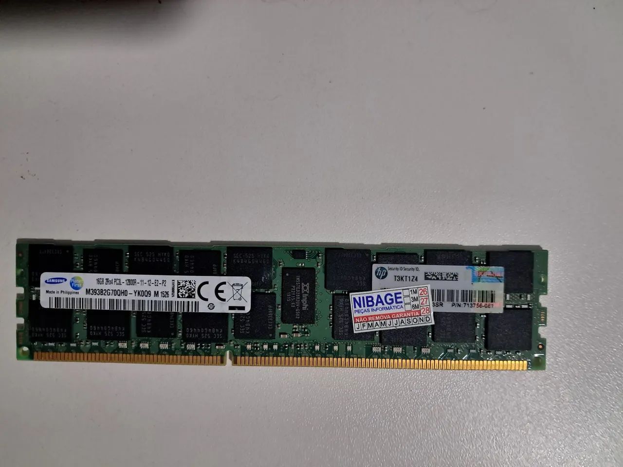 MEMORIA RAM 16GB P/XEON (RETIRADA) - Foto 3