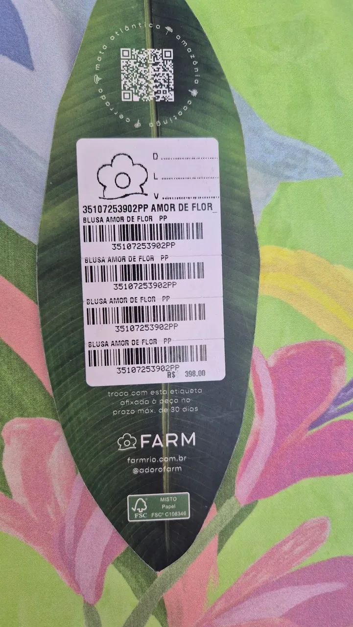 Blusa Amor de Flor FARM - Foto 5
