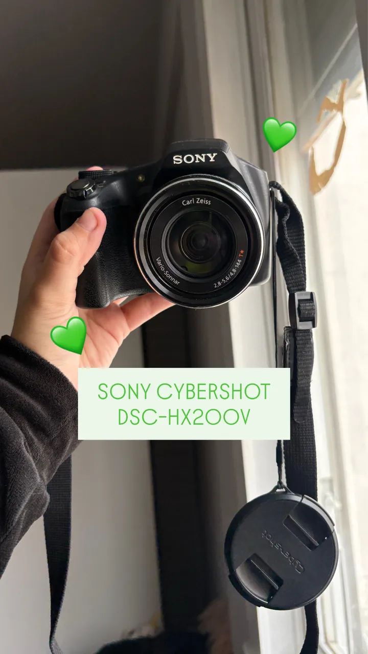 Sony Cybershot DSC-HX200V - Câmera Semiprofissional - Com cartão de memória incluso!