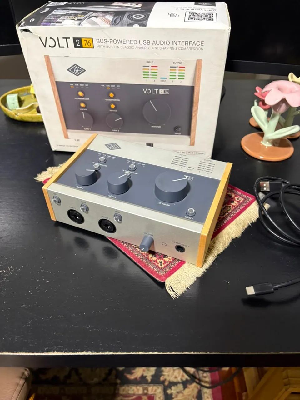 Interface de Áudio Universal Audio Volt 276 USB-C - Com Caixa Original
