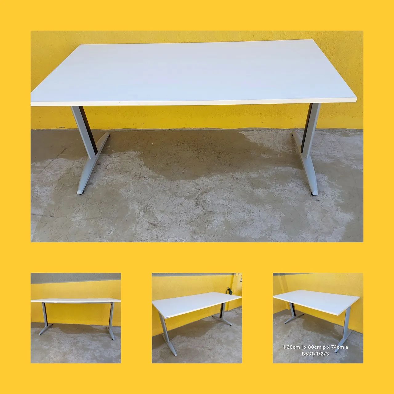 Mesa escritório 1.60x80cm