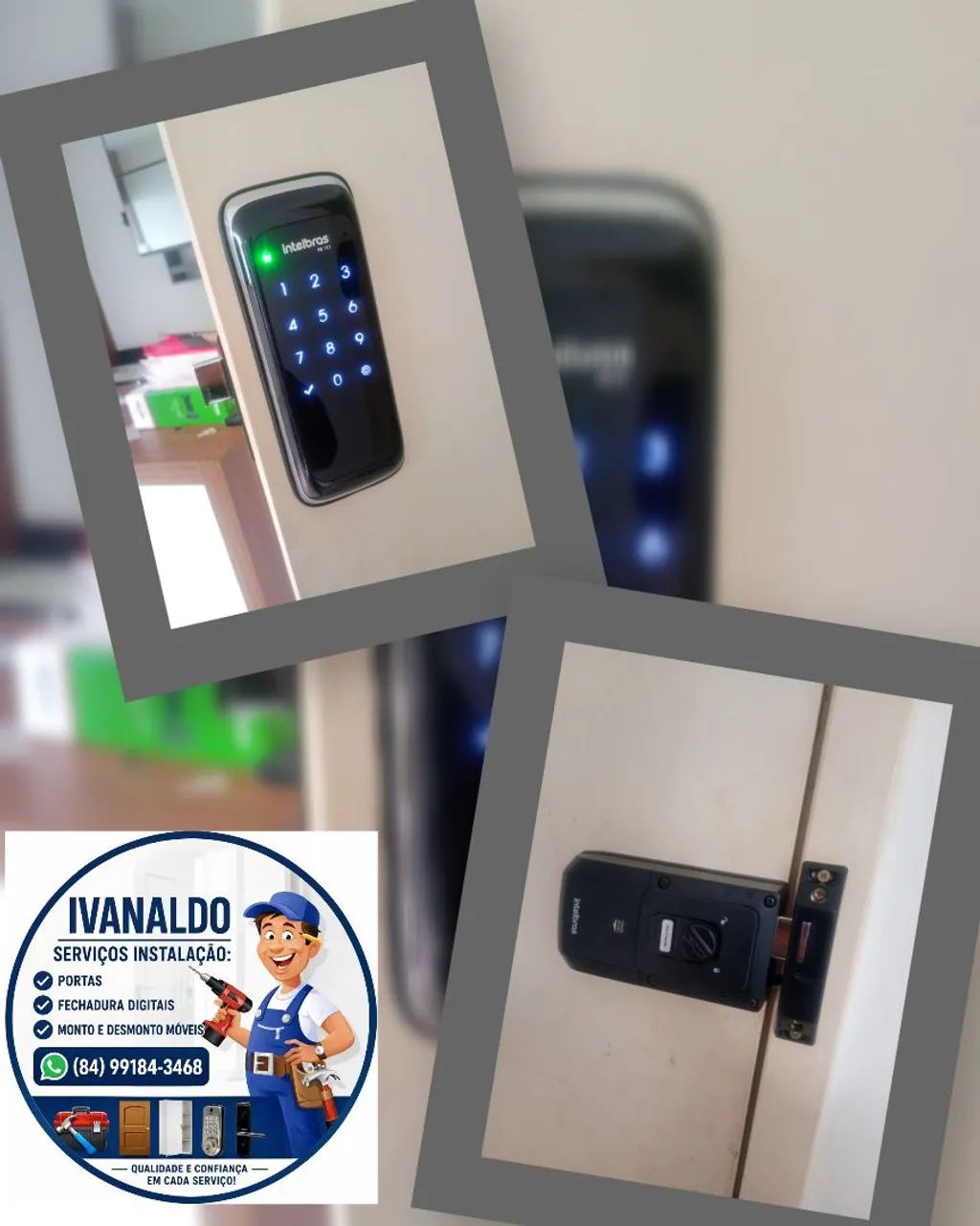 Instalação de fechadura digital e normal  - Foto 4