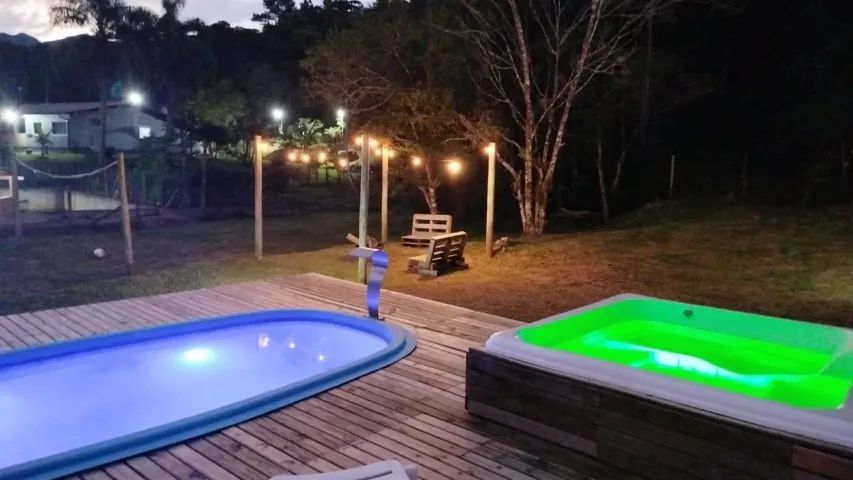 Casa de campo - Cachoeira do Maciambu - 2 Imóveis Área de Lazer Completa