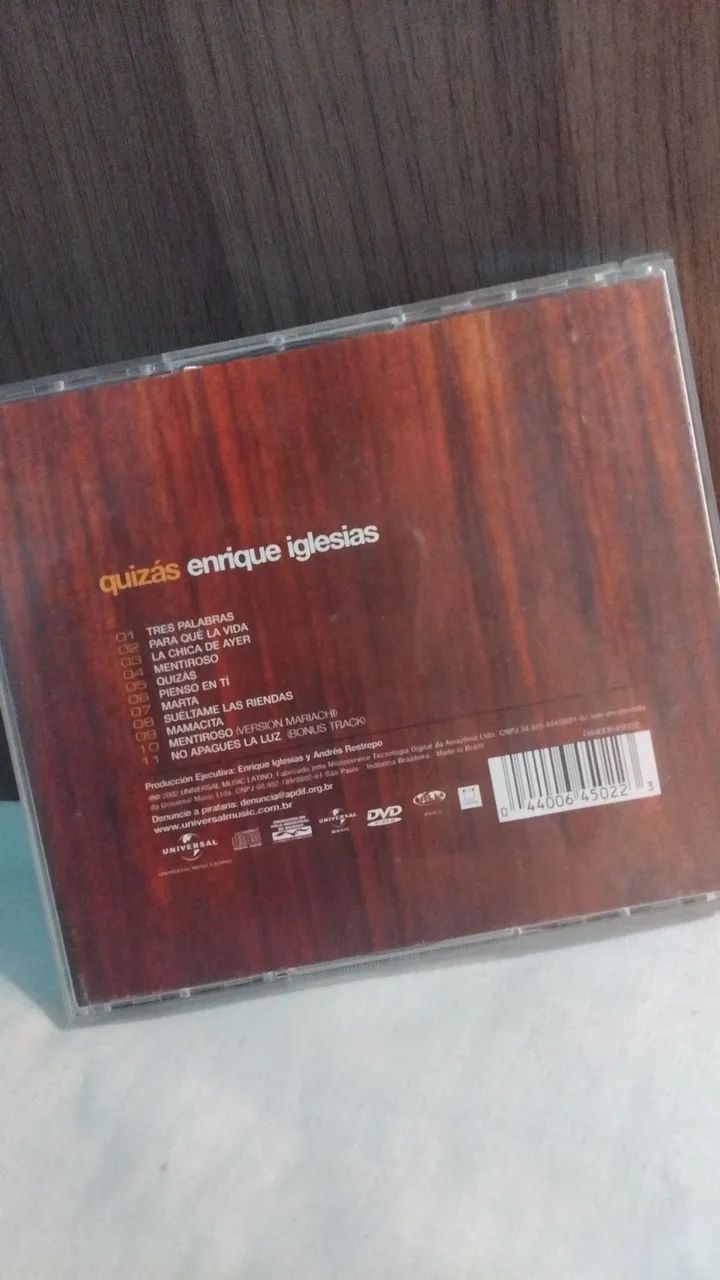 CD+DVD Enrique Iglesias Quizas - Foto 3