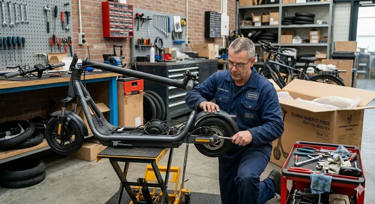 Montagem De Bicicletas e Scooters Elétricas 