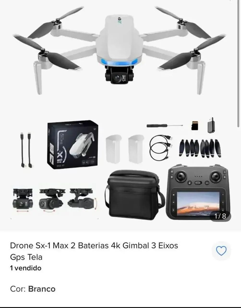 Drone sx1 com gps - Foto 4