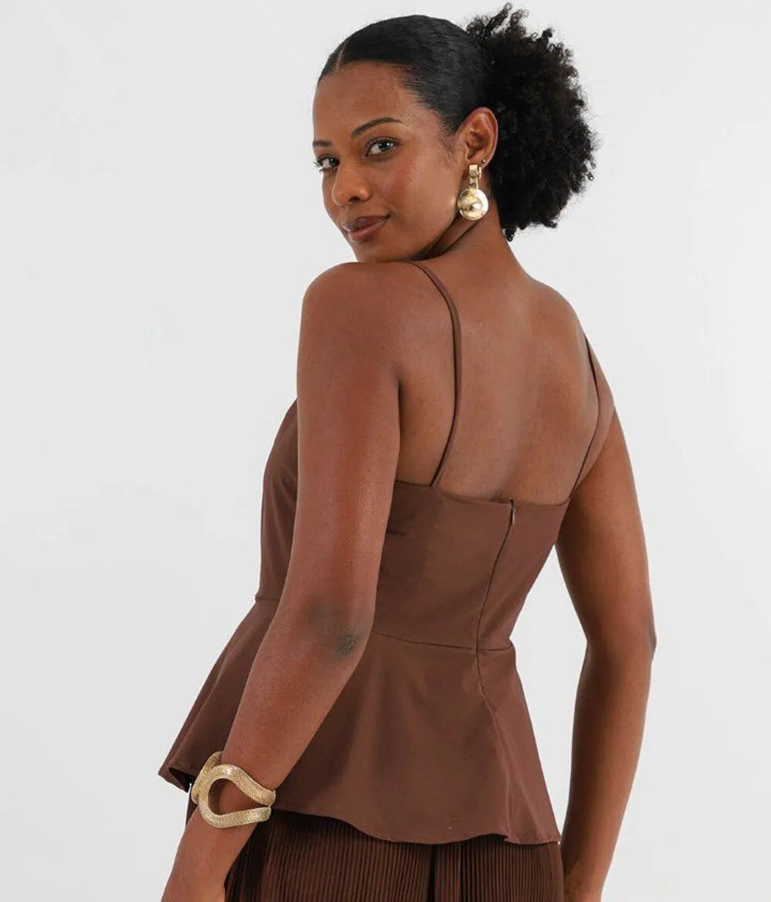 Blusa feminina peplum Marisa Nova  - Foto 3