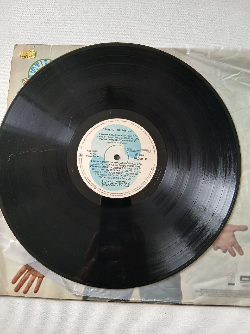 Lp o melhor de Fábio Jr . Usado  - Foto 4