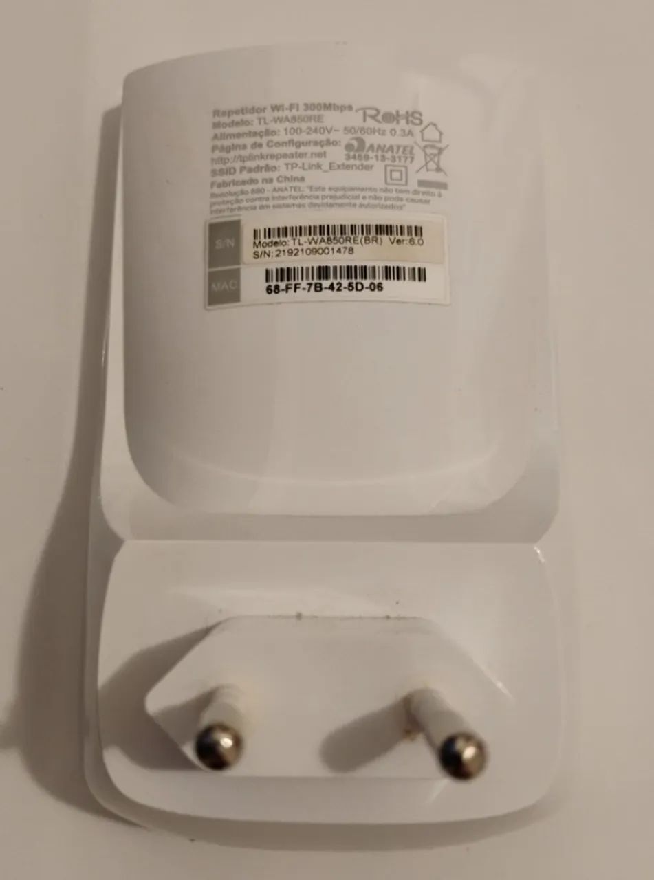 Repetidor de sinal Wi-Fi TP-Link TL-WA850RE - Foto 2