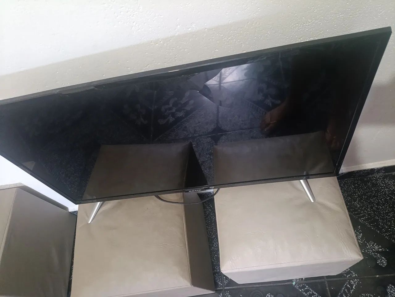 Televisão Semp tela queimada 