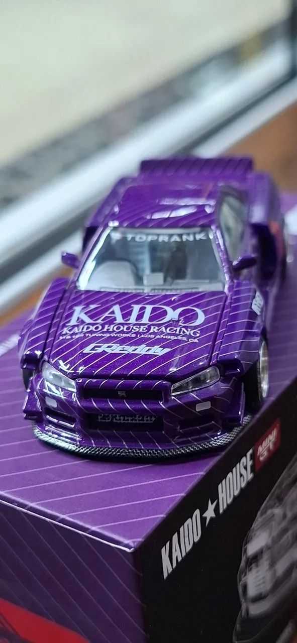 Mini gt kaido house GT-R R34 Skyline 048 - Hobbies e coleções