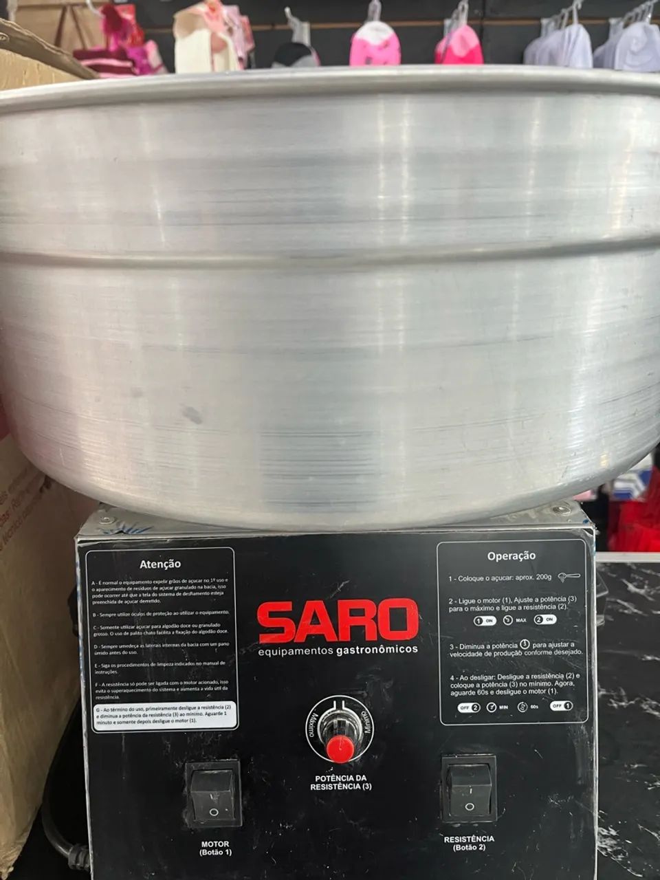 Máquina de algodão doce proficional Saro - Foto 5