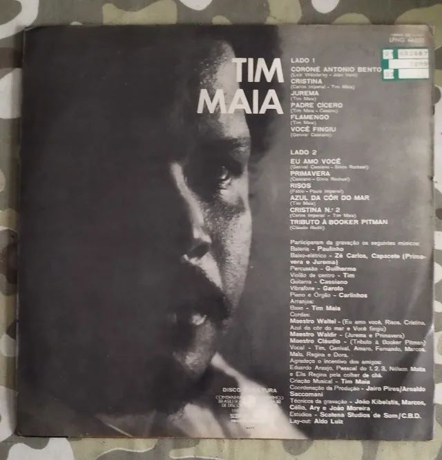 LP Vinil Tim Maia - Tim Maia (1970) VG/VG+ - Foto 2