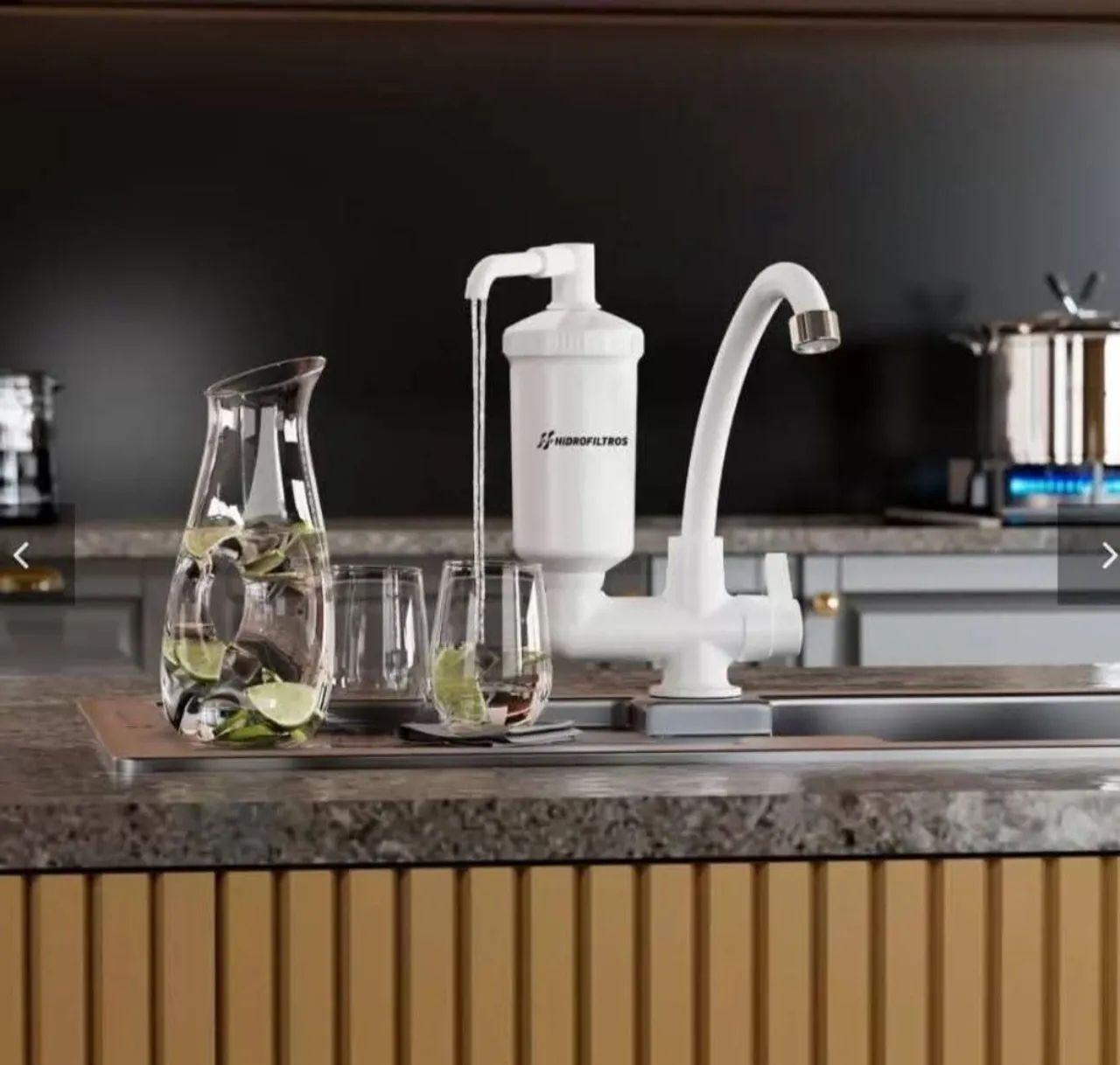 Filtro de torneira valor 130,00 reais com entrega e instalação. - Foto 4