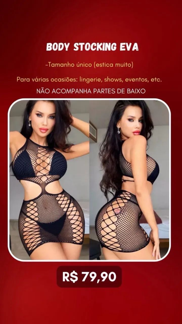 Body Stocking Look Gringa - Foto 3