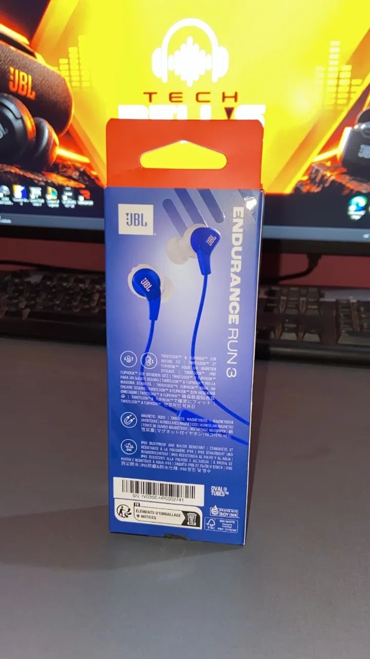 Fone JBL Endurance Run 3 AZUL - Foto 2