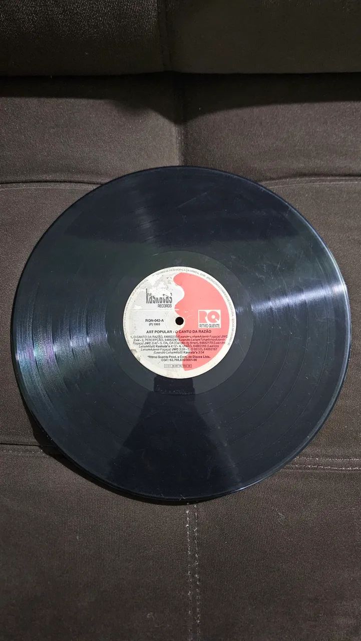 Disco Vinil - Art Popular - O Canto da Razão 1993