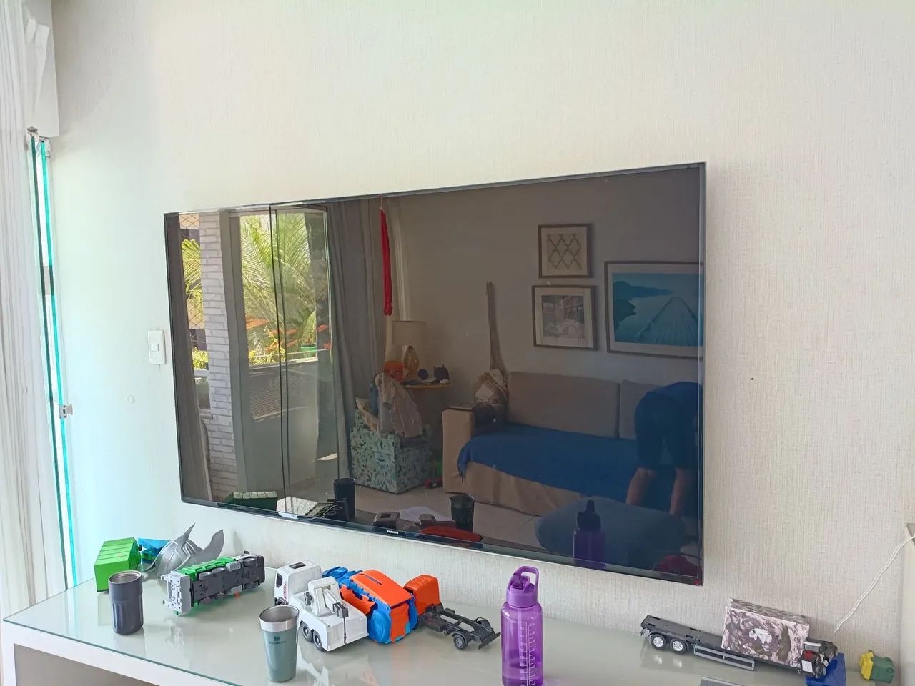 TV Samsung 75 Polegadas com defeito.