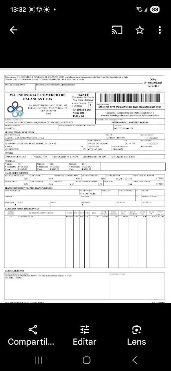 Balança comercial digital  - Foto 3