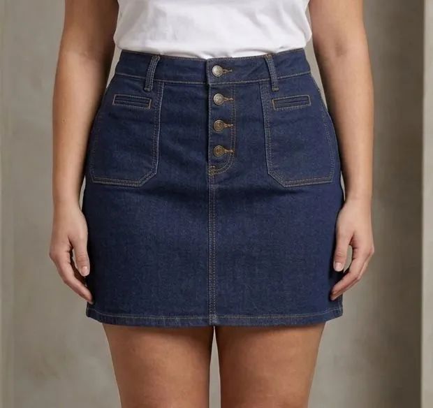 Saia jeans (Tamanho 46)