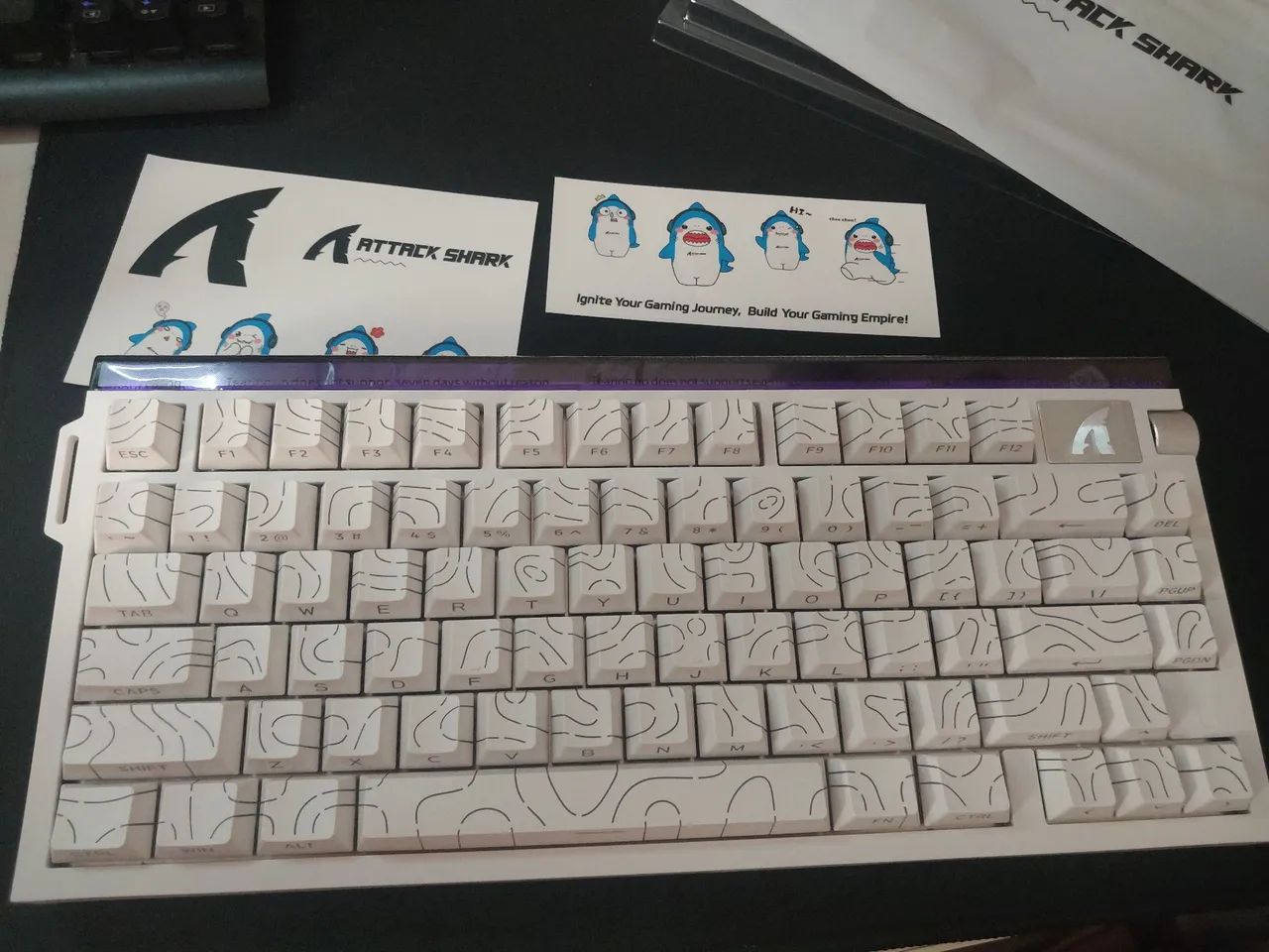 Teclado Magnético Attack Shark R85HE, novo! - Foto 3