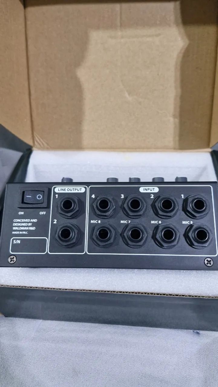 Mixer Waldman Mix Base 8 - Mesa de Som 8 Canais Compacta - Foto 3