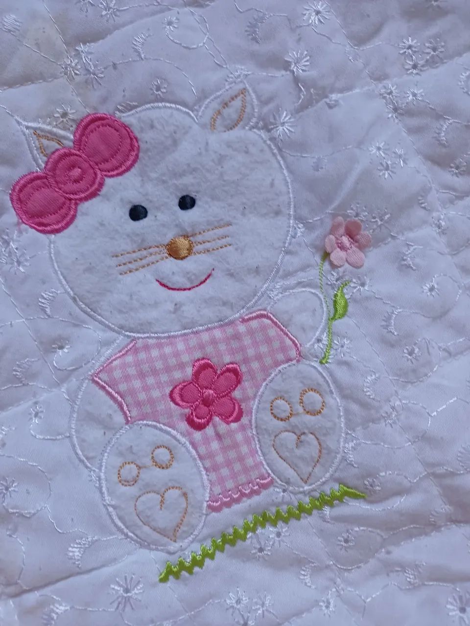 Manta bordada de bebê  - Foto 4