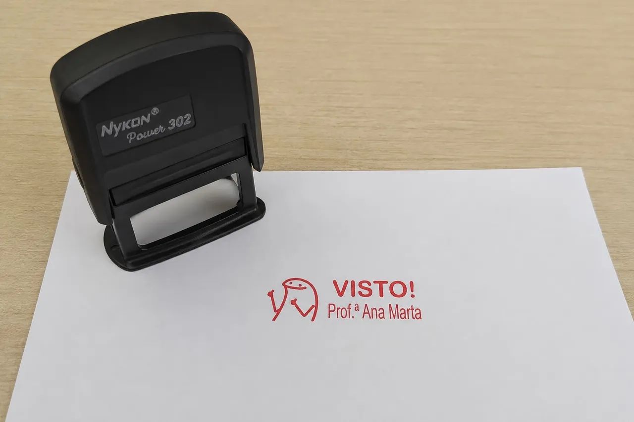 Carimbos personalizados 