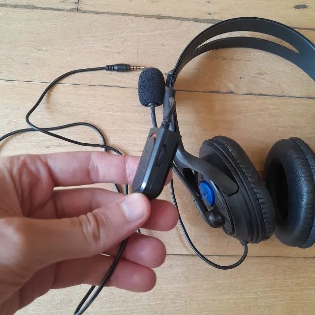  *fone headset microfone lapela volume p3  - Foto 3