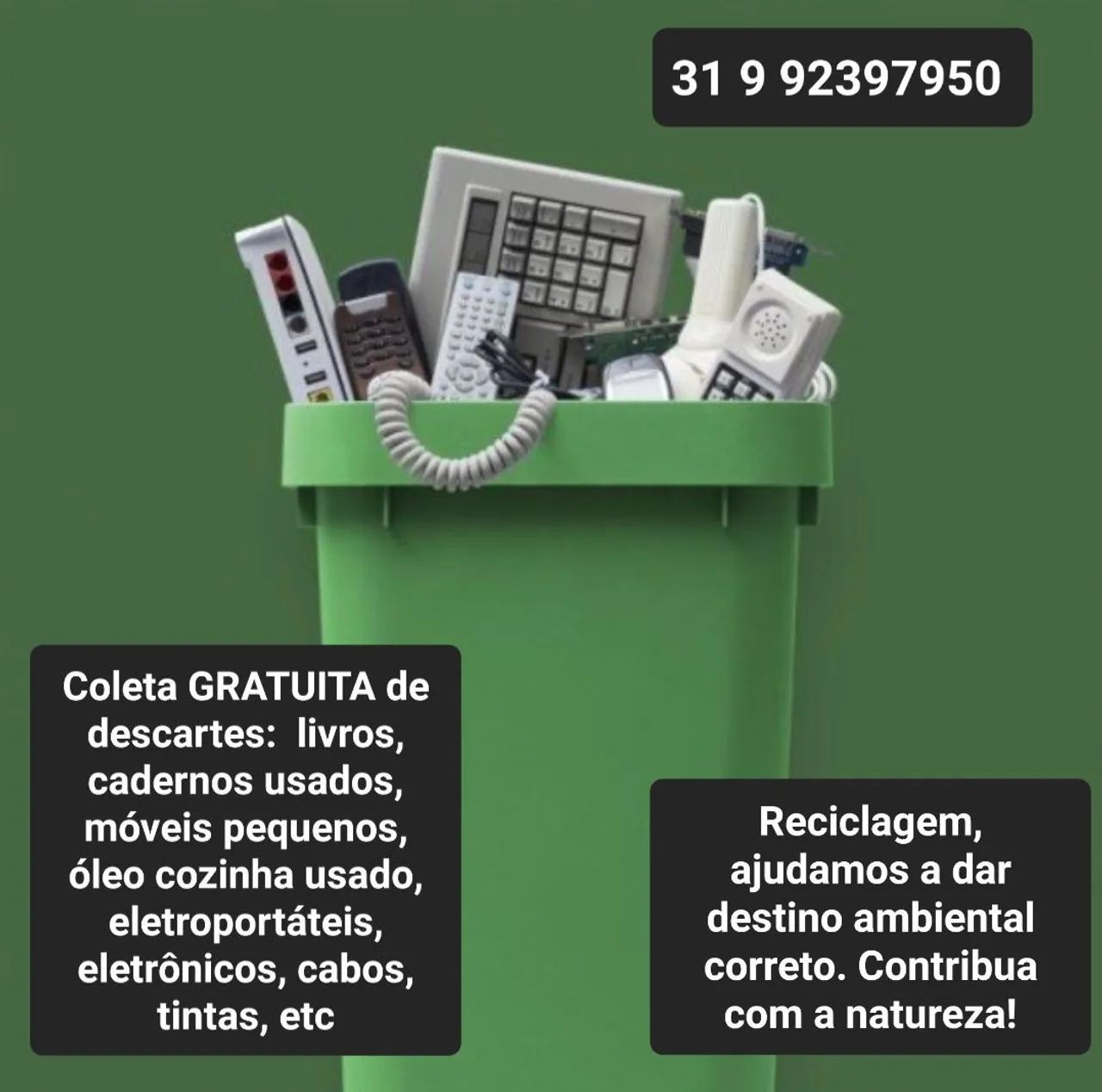 Coleta gratuito reciclagem Gutierrez, Prado