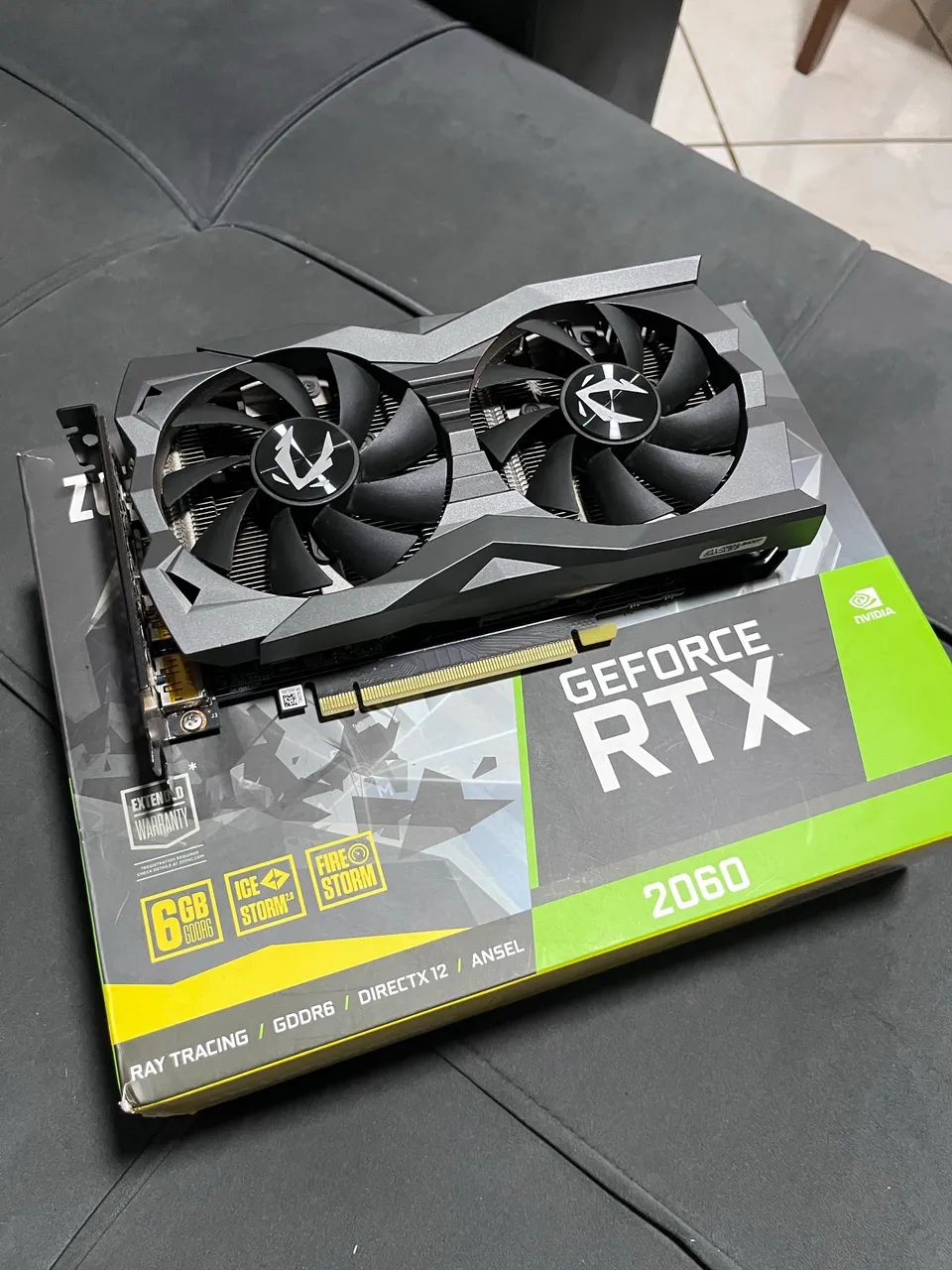Placa de vídeo RTX 2060 6gb 