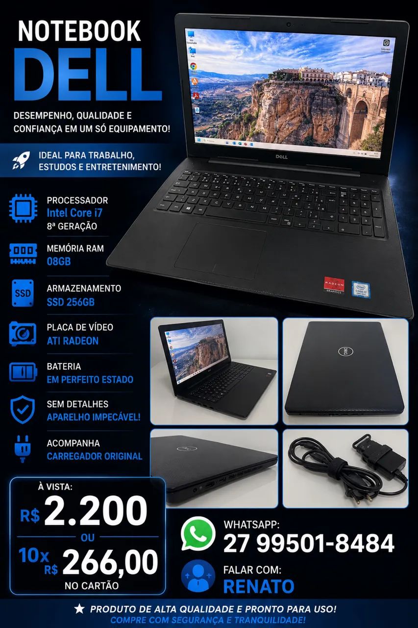 Notebook Dell i7 , troco em MacBook  - Foto 4