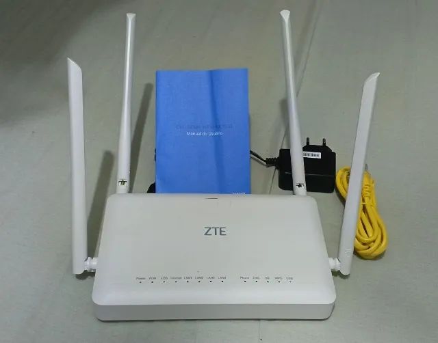 ONU GPON ZTE Wi-Fi 6 AX3000 - Modelo F6600P