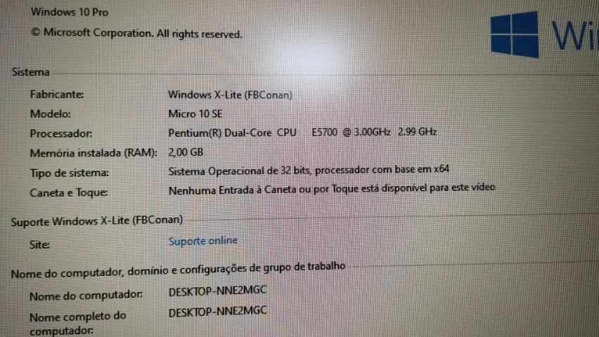 Placa mãe g41t-m7 com processador dual core e5700 e 2gb de memoria ddr3 - Foto 5