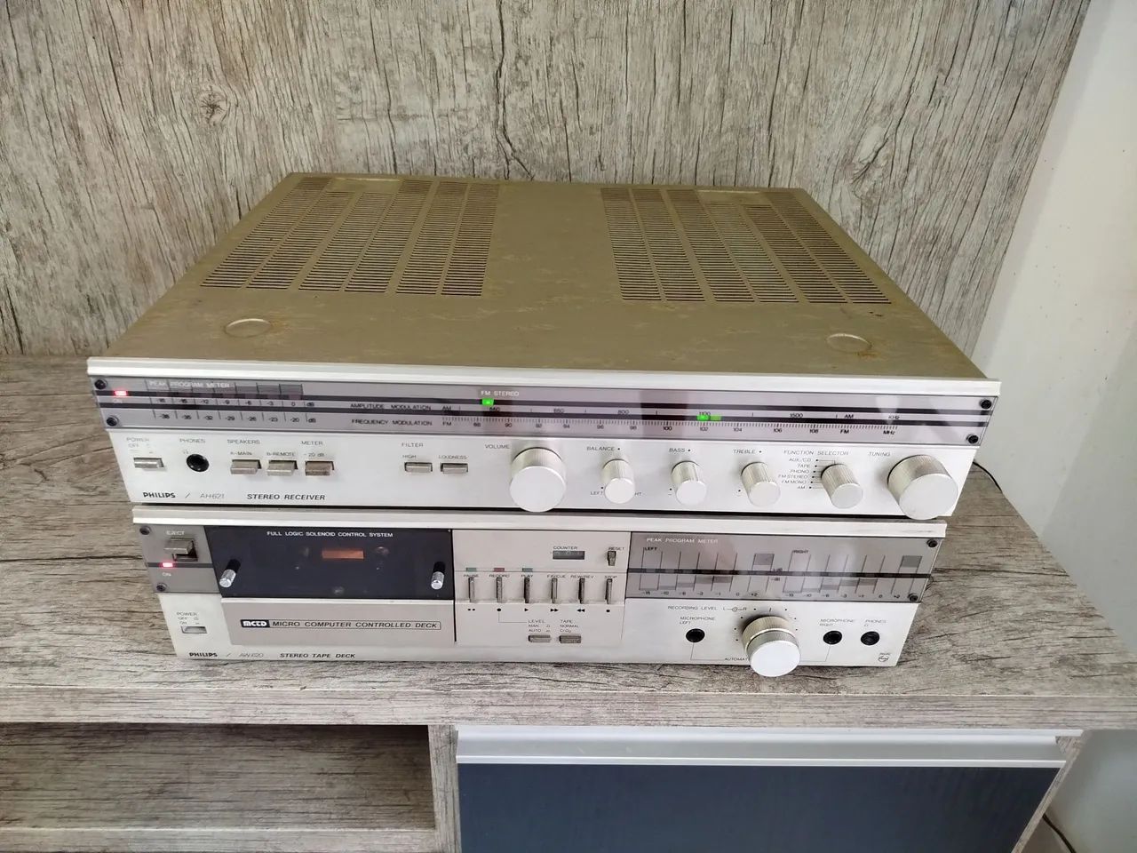 Receiver e tape deck Philips AH 621, N gradiente, polyvox, technics, marantz, sansui, - Foto 4