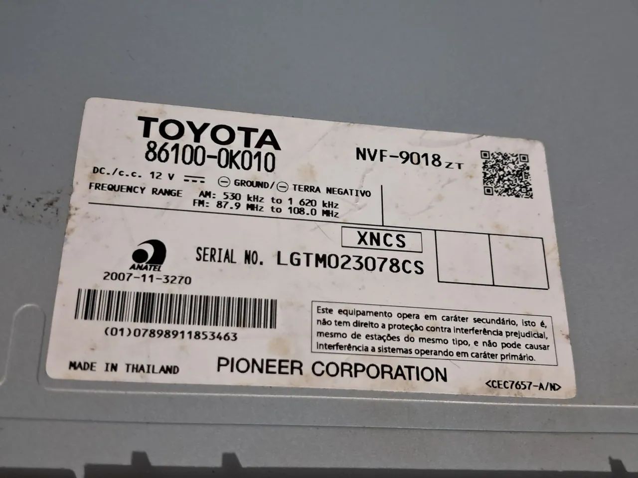Multimídia Toyota Hilux 2012/2015 - Área Externa - Parque Estoril