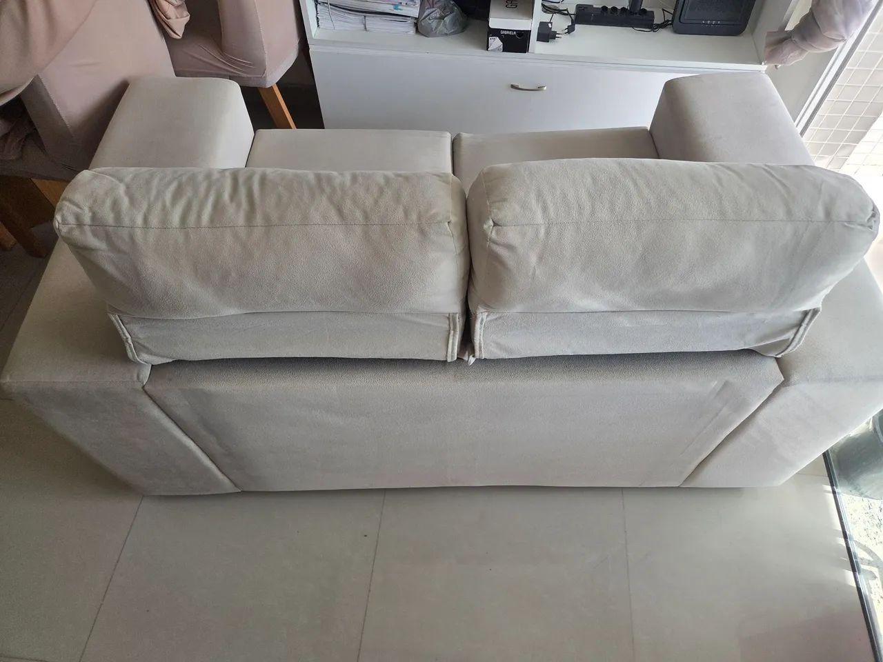 Sofá chaise, retrátil e reclinável! Perfeito.  - Foto 4