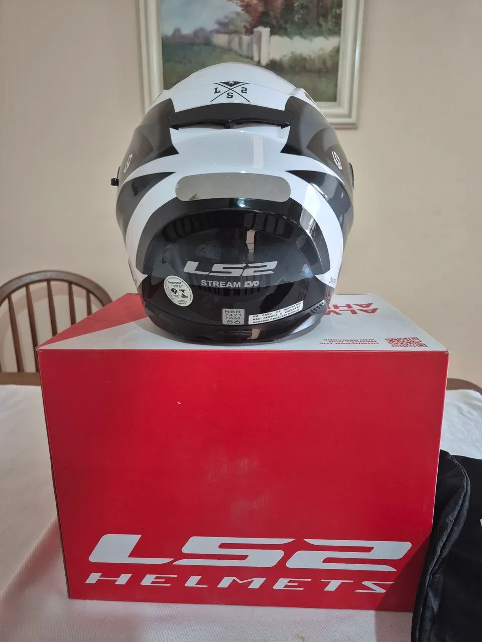 Capacete LS2 dimitry tam. 56 usado - Foto 2